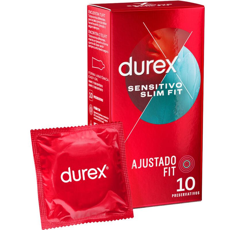DUREX - SENSITIVO SLIM FIT 10 UNIDADES - Optelum