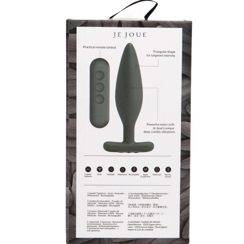 JE JOUE - EGON PLUG ANAL VIBRADOR NEGRO - Optelum
