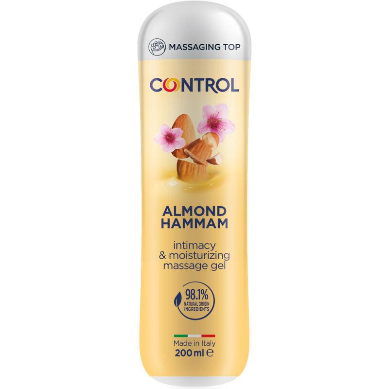 CONTROL - MASAJE GEL 3 EN 1 LECHE DE ALMENDRA 200 ML - Optelum