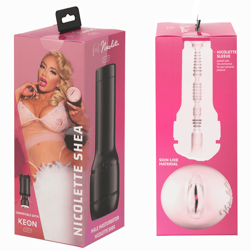 KIIROO - KEON + FEEL NICOLETTE SHEA STROKER + LUBRICANTE AQUA QUALITY 50 ML - Optelum