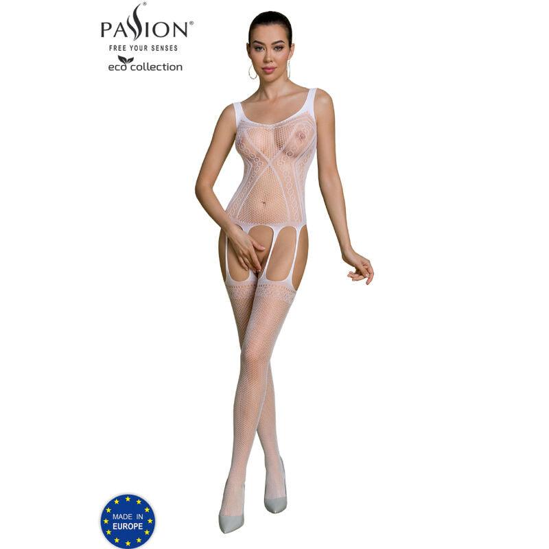 PASSION - ECO COLLECTION BODYSTOCKING ECO BS007 ROJO - Optelum