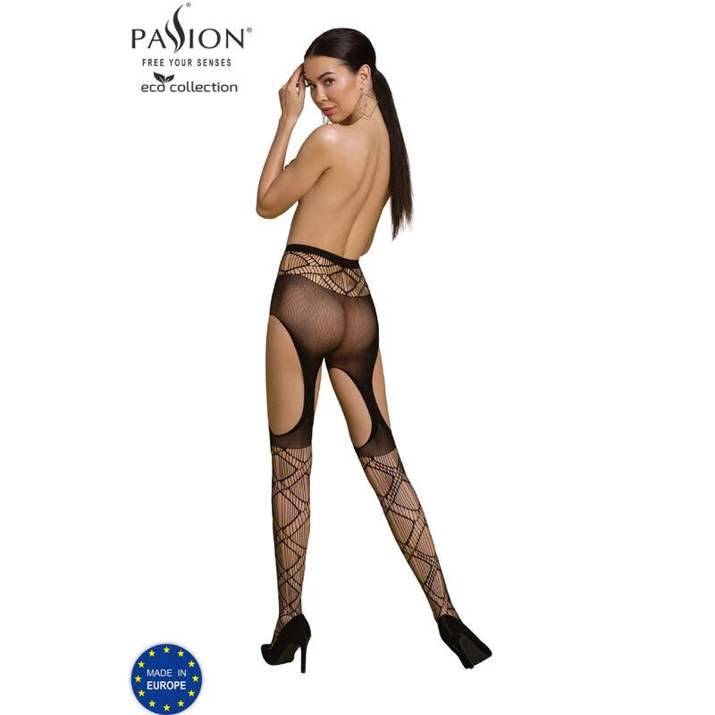 PASSION - ECO COLLECTION BODYSTOCKING ECO S005 NEGRO - Optelum