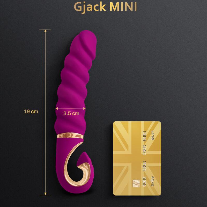 G-VIBE - GJACK MINI VIBRADOR SILICIONA MORADO - Optelum