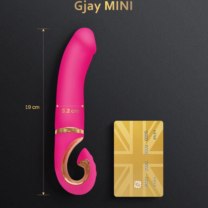 G-VIBE - GJAY MINI VIBRADOR SILICIONA ROSA - Optelum