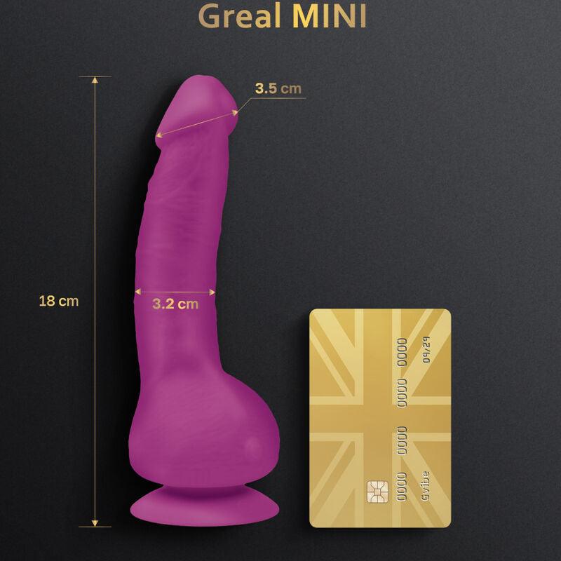 G-VIBE - GREAL MINI DILDO VIBRADOR SILICIONA FUCSIA - Optelum