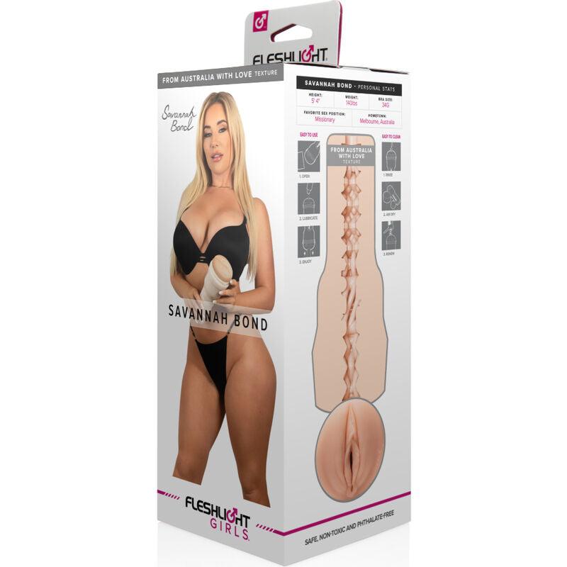 FLESHLIGHT GIRLS - SAVANNAH BOND VAGINA - Optelum