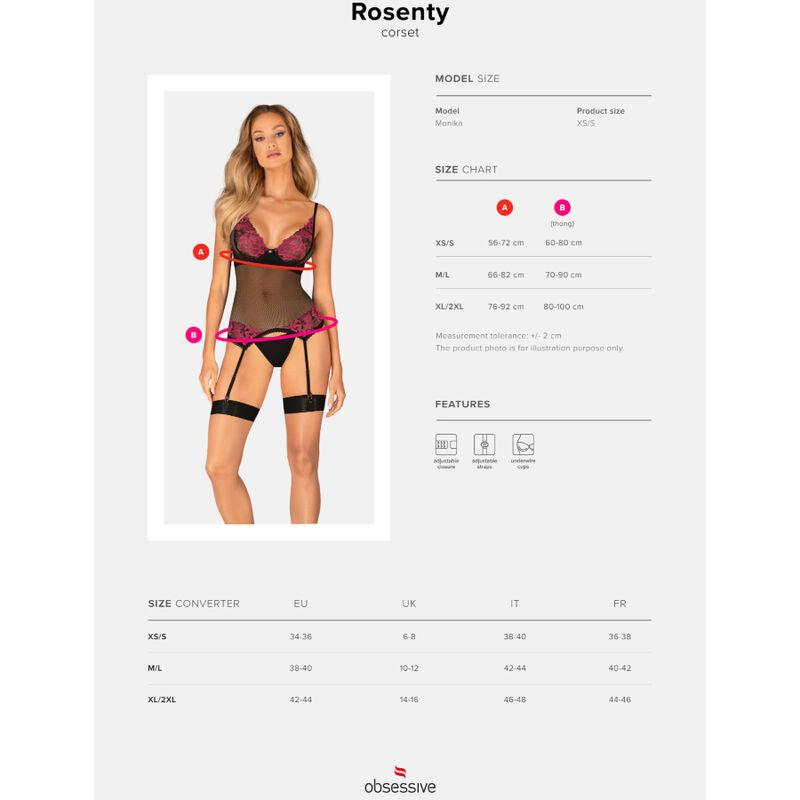OBSESSIVE - ROSENTY CORSET M/L - Optelum
