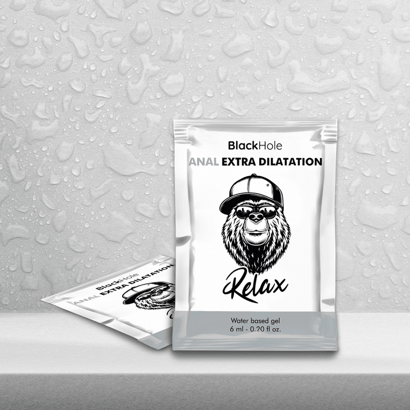 BLACK HOLE - GEL BASE AGUA DILATACION ANAL 6 ML MONODOSIS - Optelum