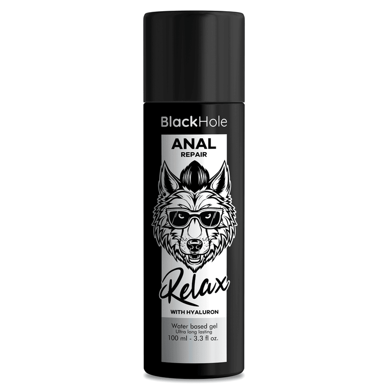 BLACK HOLE - ANAL REPAIR BASE AGUA RELAX CON HYALURON 100 ML - Optelum