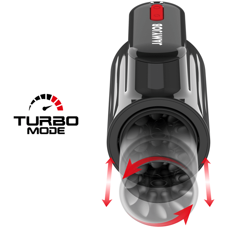 JAMYJOB - VORTEX MASTURBADOR TURBO CON EMPUJE Y ROTACIÓN 360 UP AND DOWN - Optelum