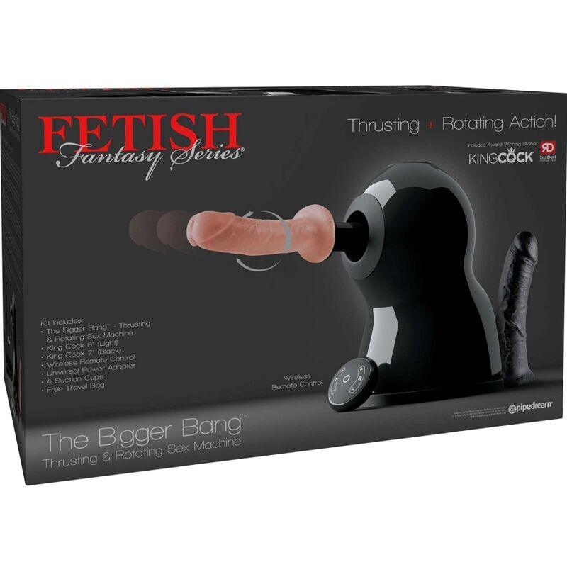 FETISH FANTASY SERIES - SEX MACHINE BIGGER BANG ROTACION Y EMPUJE - Optelum