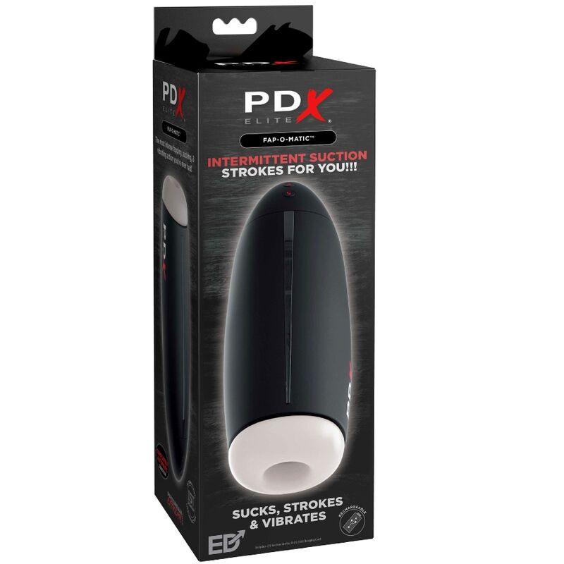 PDX ELITE - MASTURBADOR STROKER FAP-O-MATIC SUCCION & VIBRADOR - Optelum