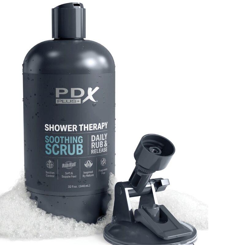 PDX PLUS - MASTURBADOR STROKER DISEÑO DISCRETO DE BOTE CHAMPU SOOTHING SCRUB - Optelum