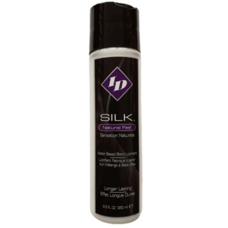 ID SILK - LUBRICANTE BASE AGUA Y SILICONA NATURAL FEEL 250 ML - Optelum