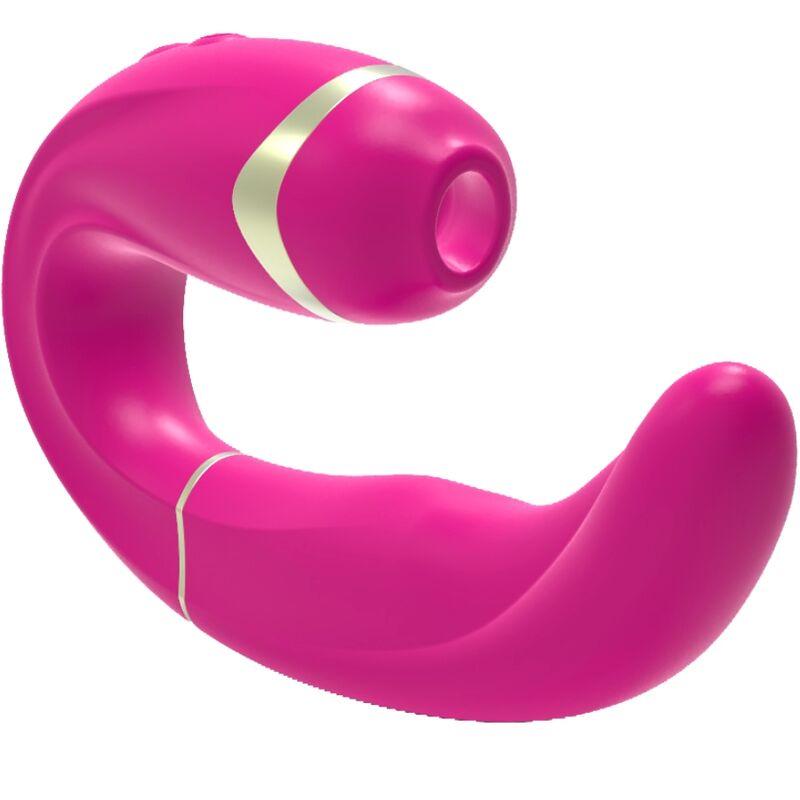 ADRIEN LASTIC - MY·G SUCCIONADOR CLITORIS Y ESTIMULADOR G-SPOT ROSA - Optelum