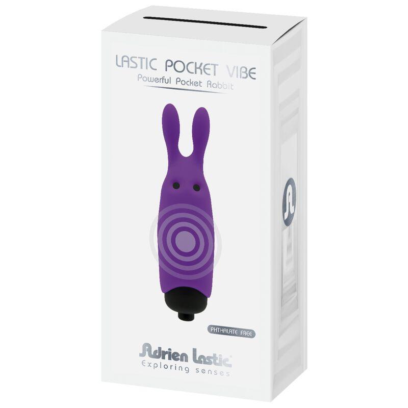 ADRIEN LASTIC - LASTIC POCKET VIBRADOR DE BOLSILLO CONEJO VIOLETA - Optelum