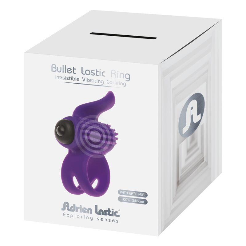 ADRIEN LASTIC - BULLET LASTIC RING ANILLO VIBRADOR VIOLETA - Optelum