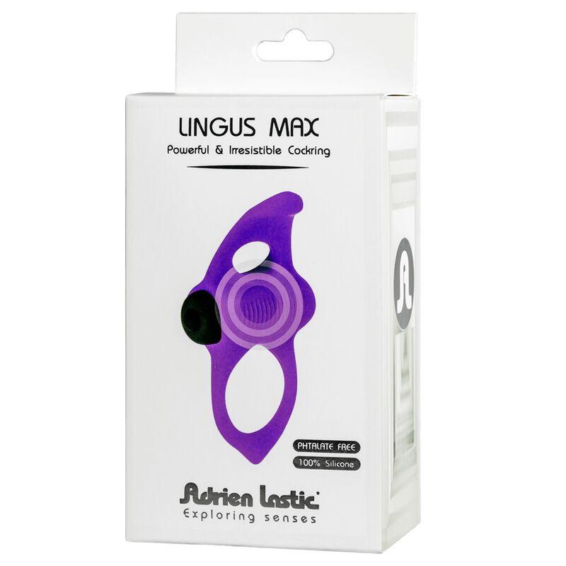 ADRIEN LASTIC - LINGUS MAX ANILLO VIBRADOR VIOLETA - Optelum
