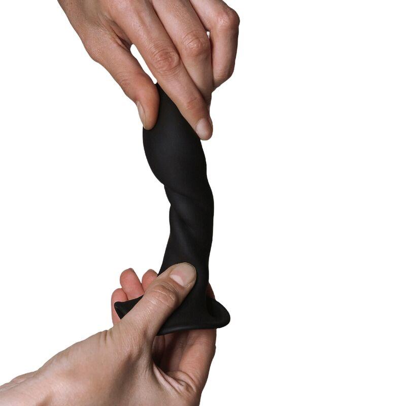 ADRIEN LASTIC - HITSENS 5 DILDO SILICONA NEGRO - Optelum