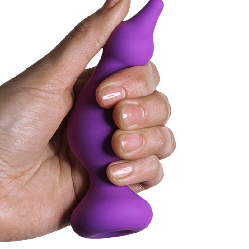 ADRIEN LASTIC - AMUSE PLUG ANAL SILICONA VIOLETA TALLA M - Optelum