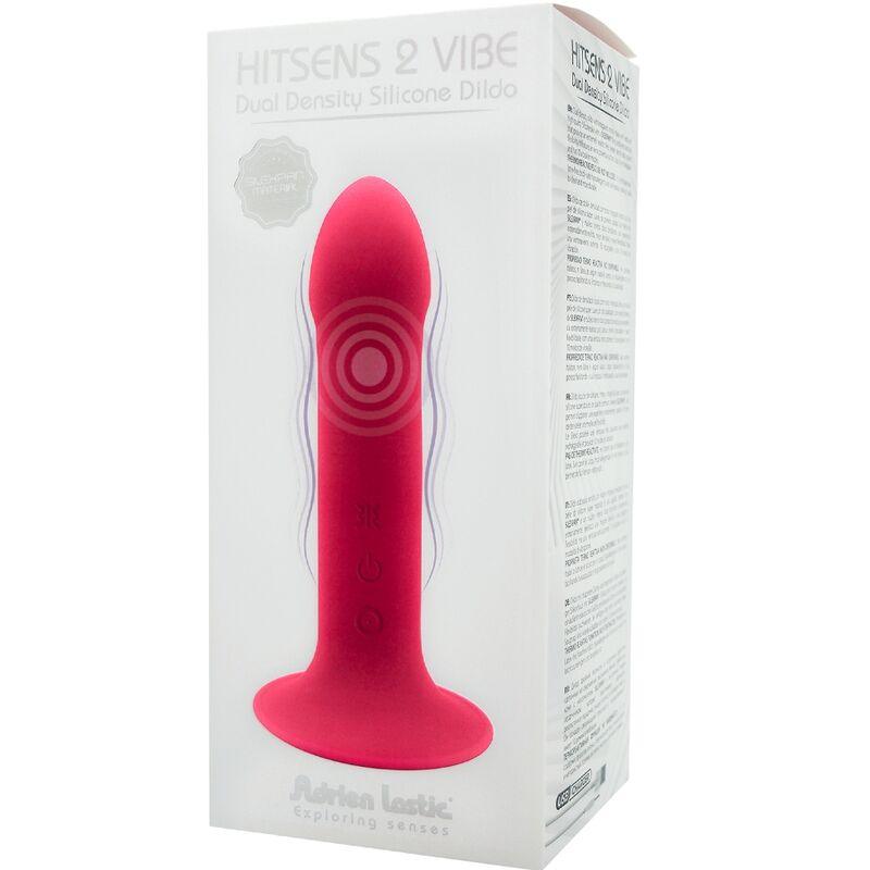 ADRIEN LASTIC - HITSENS VIBE 2 DILDO SILICONA ROSA - Optelum