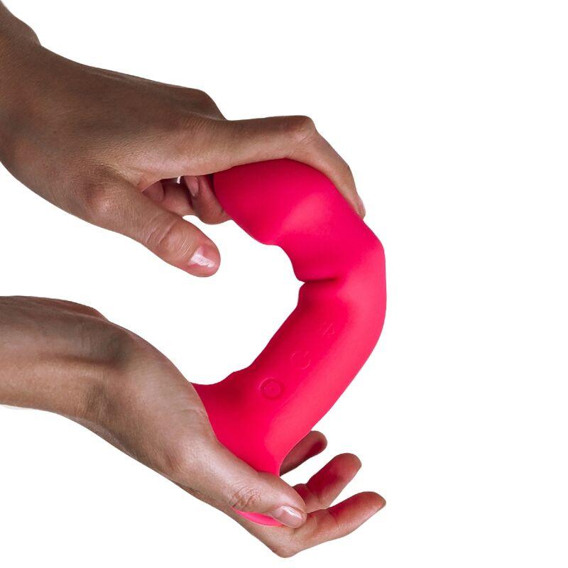ADRIEN LASTIC - HITSENS VIBE 2 DILDO SILICONA ROSA - Optelum