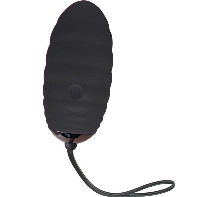 ADRIEN LASTIC - OCEAN BREEZE 2.0 HUEVO VIBRADOR RECARGABLE CONTROL REMOTO NEGRO - Optelum