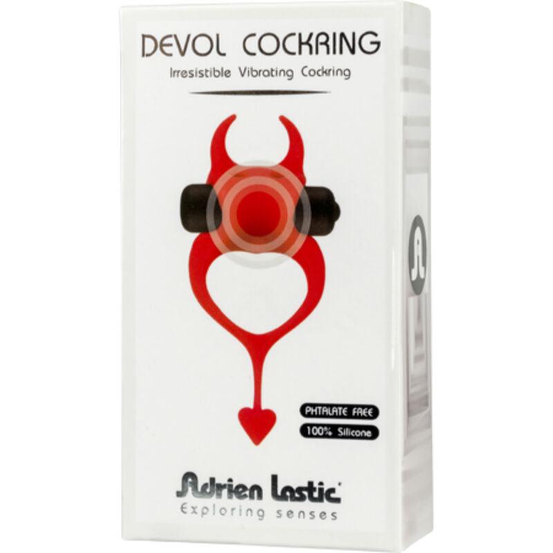 ADRIEN LASTIC - DEVOL COCKRING ANILLO VIBRADOR ROJO - Optelum