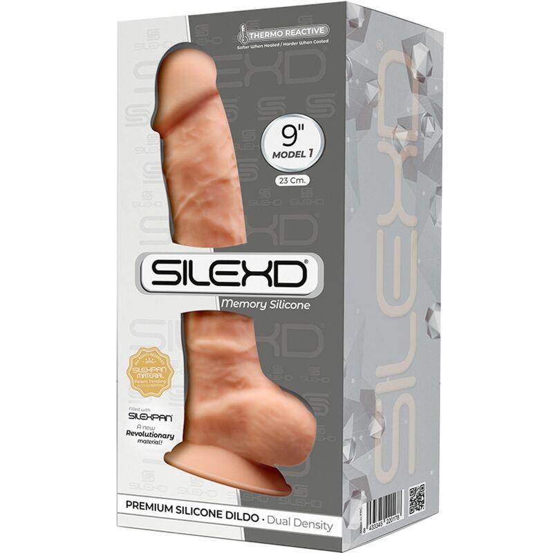 SILEXD - MODELO 1 PENE REALISTICO SILICONA PREMIUM SILEXPAN 23 CM - Optelum