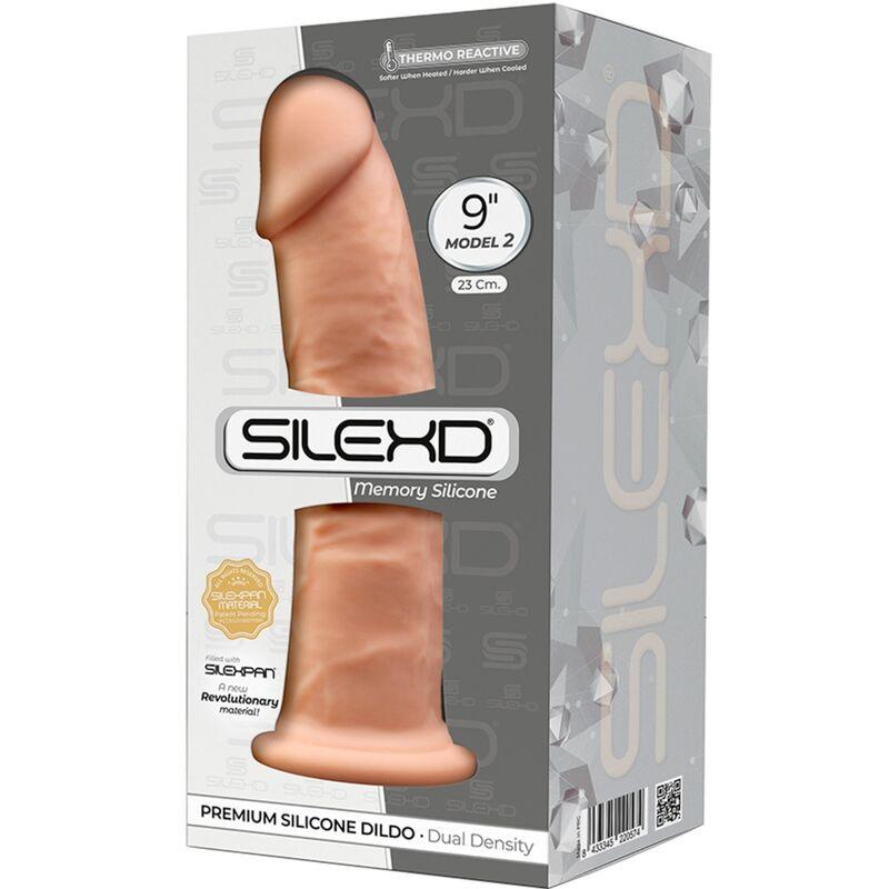 SILEXD - MODELO 2 PENE REALISTICO SILICONA PREMIUM SILEXPAN 23 CM - Optelum