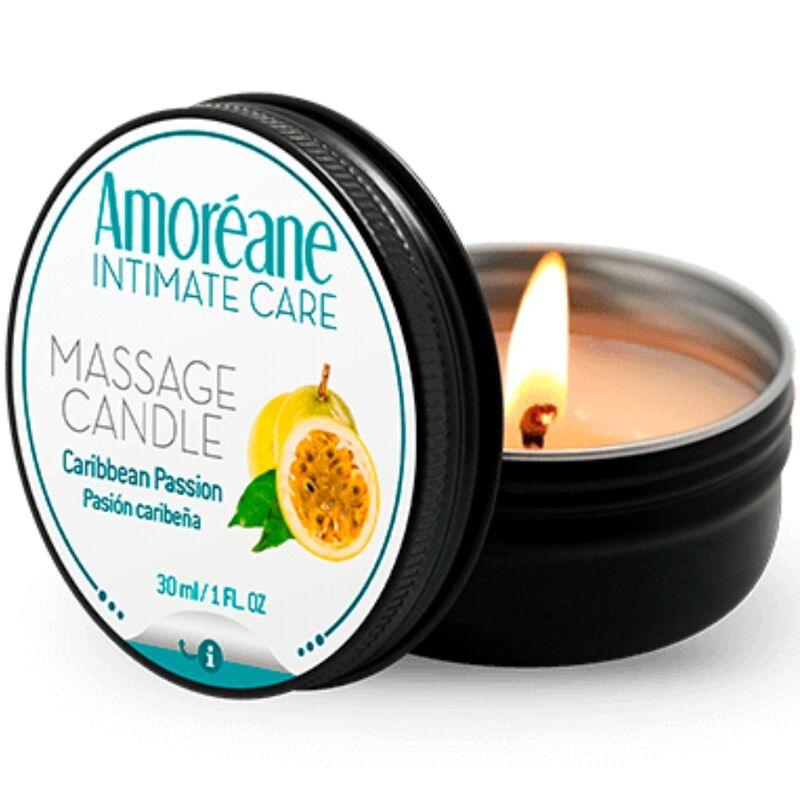 AMOREANE - VELA DE MASAJE PASION CARIBEÑA 30 ML - Optelum