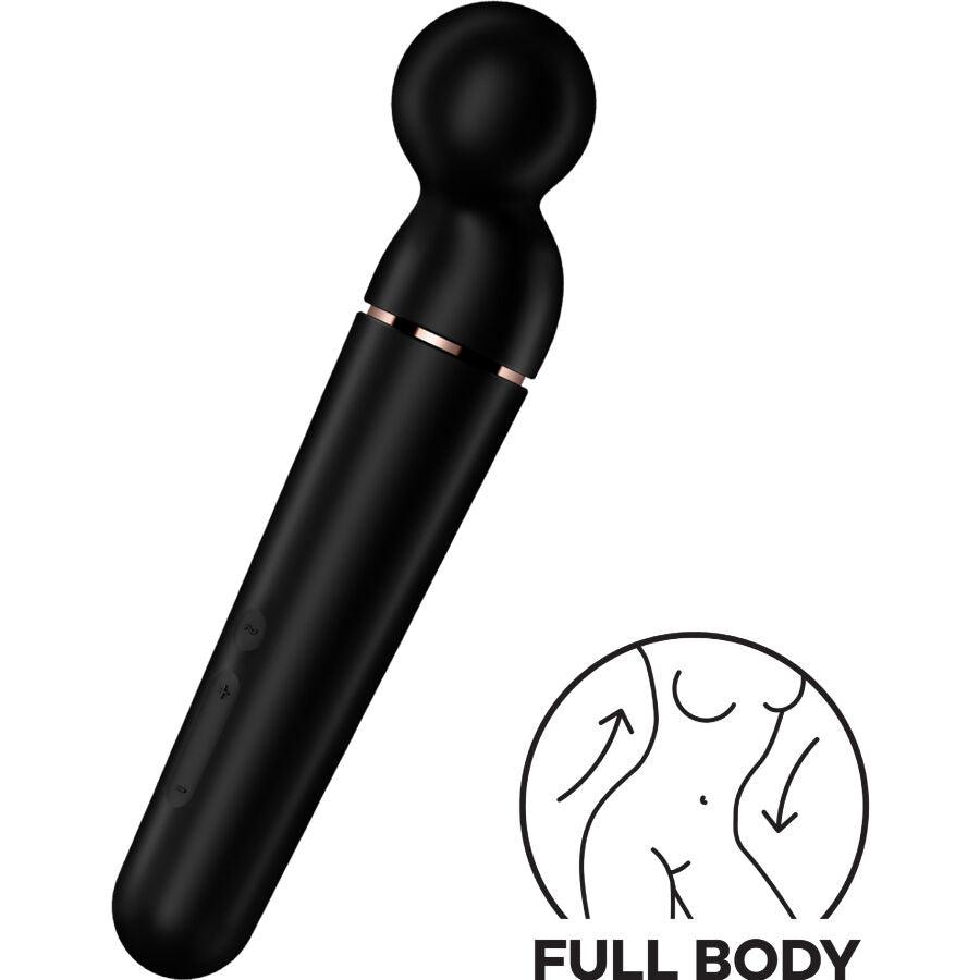 SATISFYER - PLANET WAND-ER MASAJEADOR VIBRADOR BERRY - Optelum