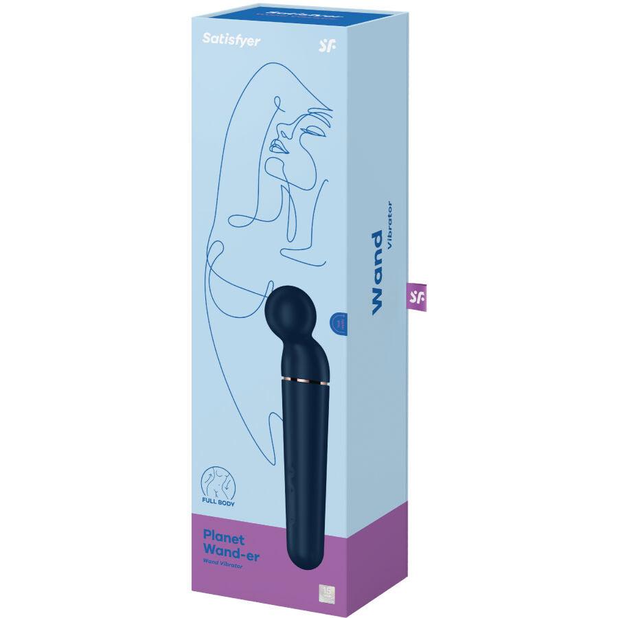 SATISFYER - PLANET WAND-ER MASAJEADOR VIBRADOR BERRY - Optelum