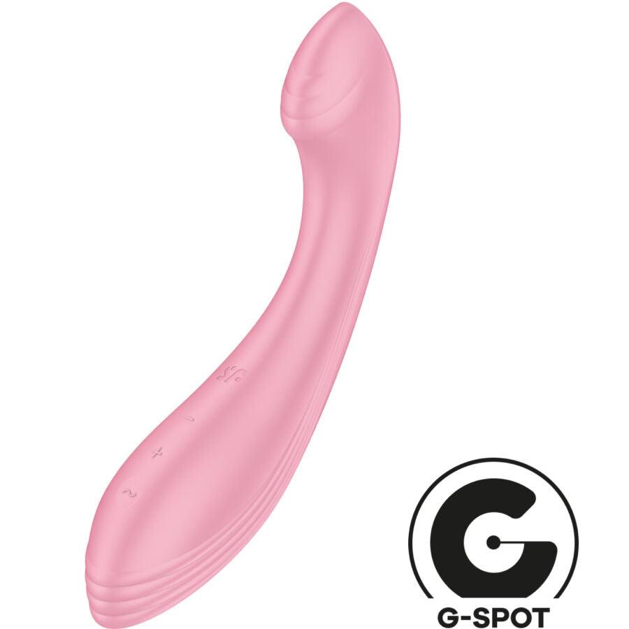 SATISFYER - G-FORCE ESTIMULADOR VIBRADOR PUNTO G ROSA - Optelum