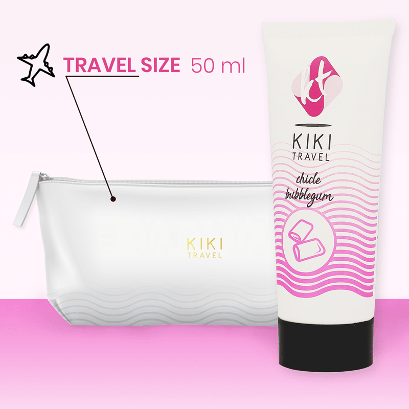 KIKÍ TRAVEL - LUBRICANTE SABOR A CHICLE 50 ML - Optelum
