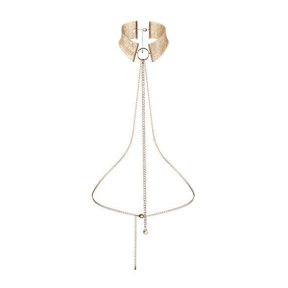BIJOUX - DÉSIR MÉTALLIQUE COLLAR METLICO DORADO - Optelum