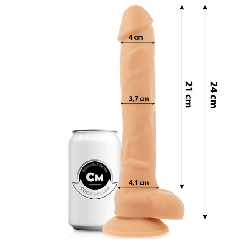 COCK MILLER - SILICONA DENSITY ARTICULABLE COCKSIL 24 CM - Optelum