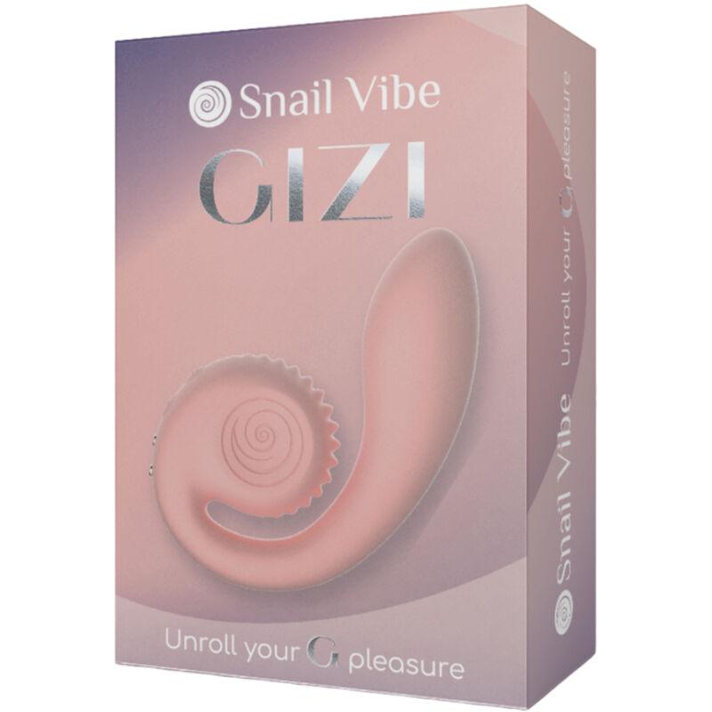 SNAIL VIBE - GIZI ESTIMULADOR DUAL ROSA - Optelum