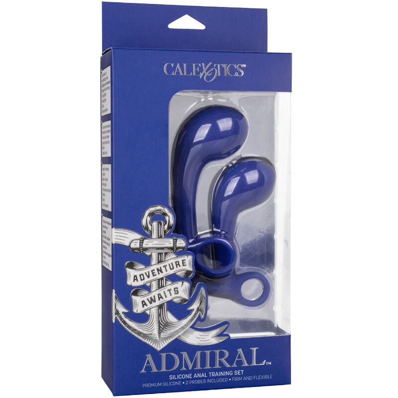 CALEXOTICS - ADMIRAL SET 2 PLUG ANAL AZUL - Optelum