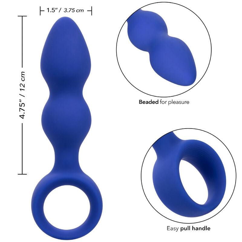 CALEXOTICS - ADMIRAL PLUG ANAL AVANZADO AZUL - Optelum