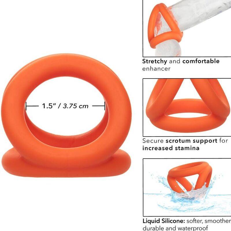 CALEXOTICS - ALPHA TRIPLE ANILLO NARANJA - Optelum
