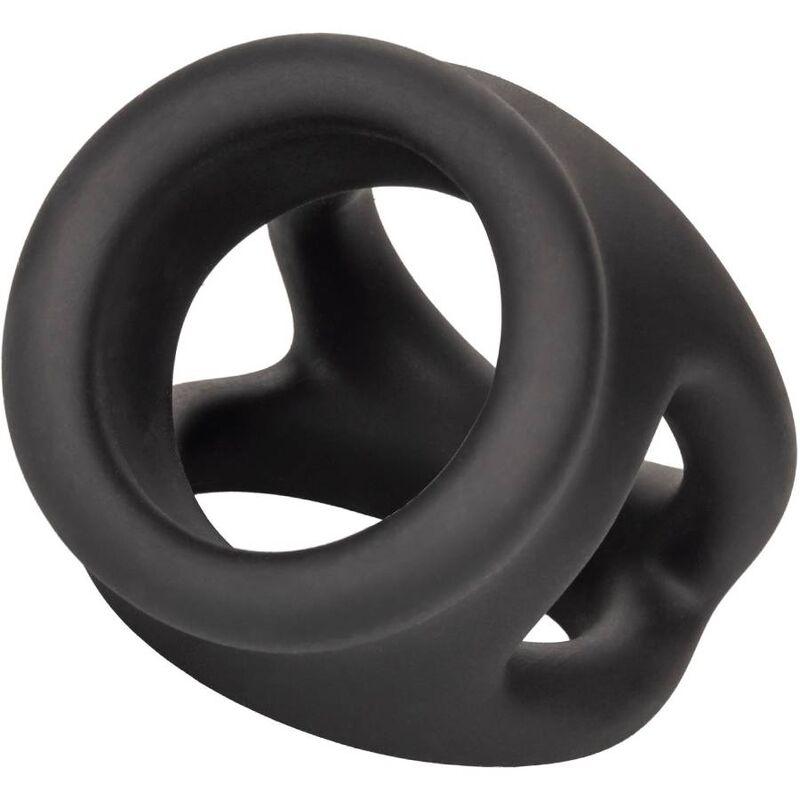 CALEXOTICS - ALPHA ANILLO DE JAULA DOBLE NEGRO - Optelum