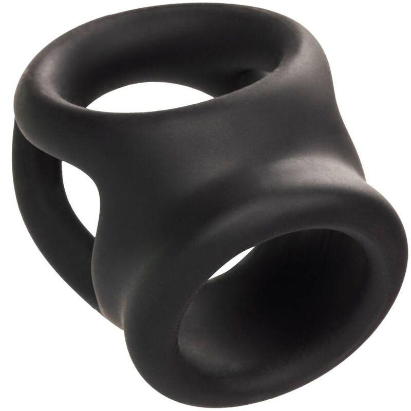 CALEXOTICS - ALPHA ANILLO DE JAULA DOBLE NEGRO - Optelum