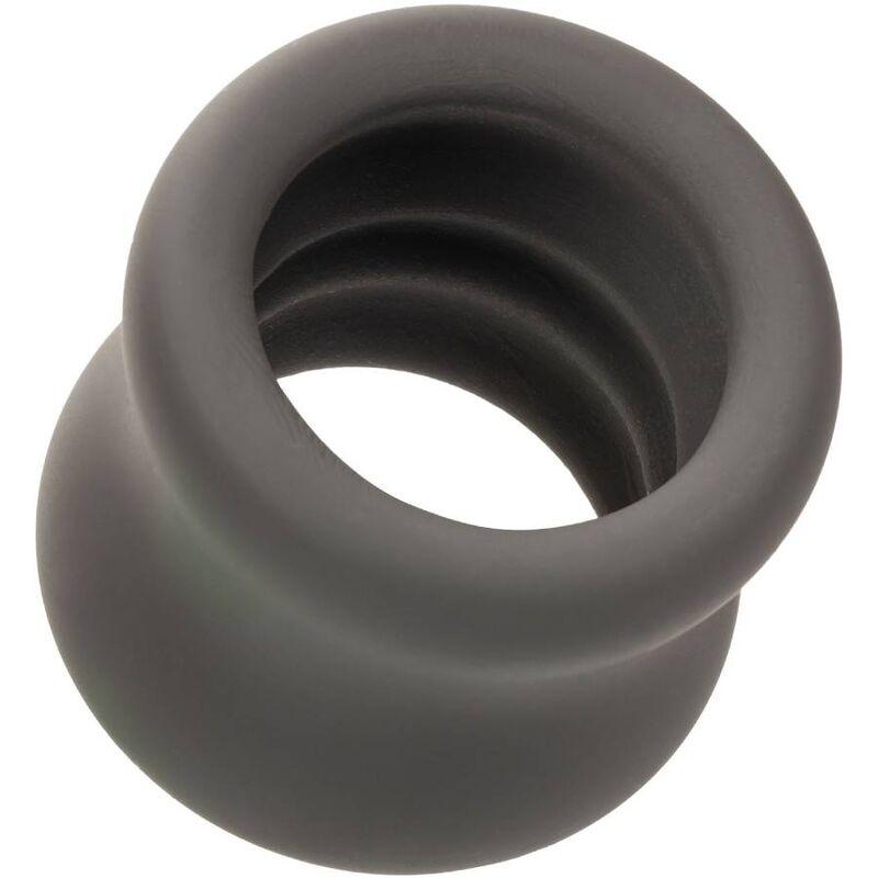 CALEXOTICS - ALPHA ANILLO EXTENSIÓN ESCROTO DOBLE NEGRO - Optelum