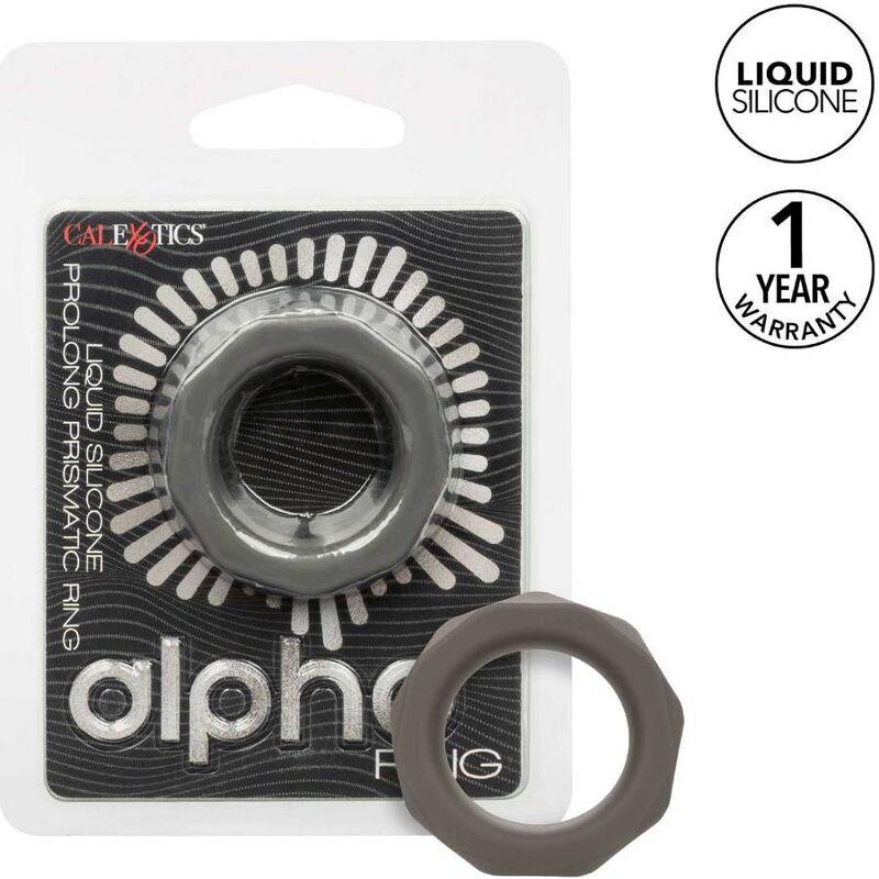 CALEXOTICS - ALPHA ANILLO PROLONG PRISMTICO GRIS - Optelum