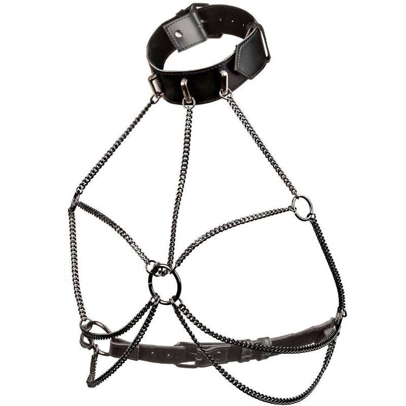 CALEXOTICS - EUPHORIA ARNÉS DE CUELLO DE CADENA TALLA GRANDE - Optelum