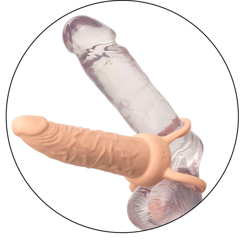 CALEXOTICS - PERFORMANCE MAXX DOBLE PENETRADOR RECARGABLE PIEL CLARO - Optelum