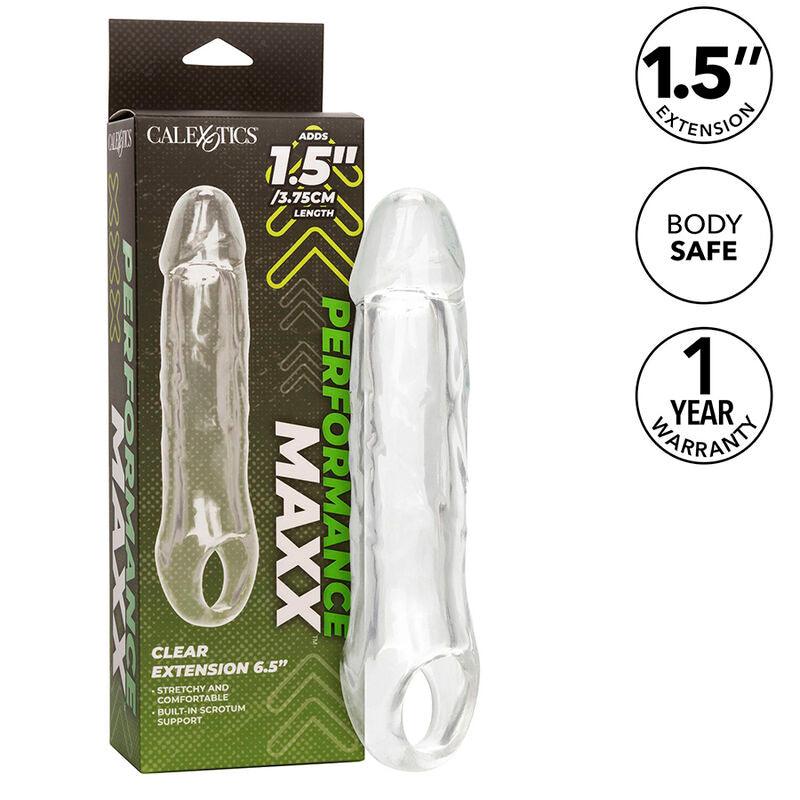 CALEXOTICS - PERFORMANCE MAXX EXTENSIÓN CLARA 6,5 TRANSPARENTE - Optelum