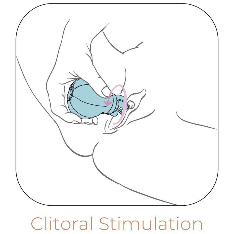 ADRIEN LASTIC - CARESS ESTIMULADOR CLITORIS AZUL - Optelum