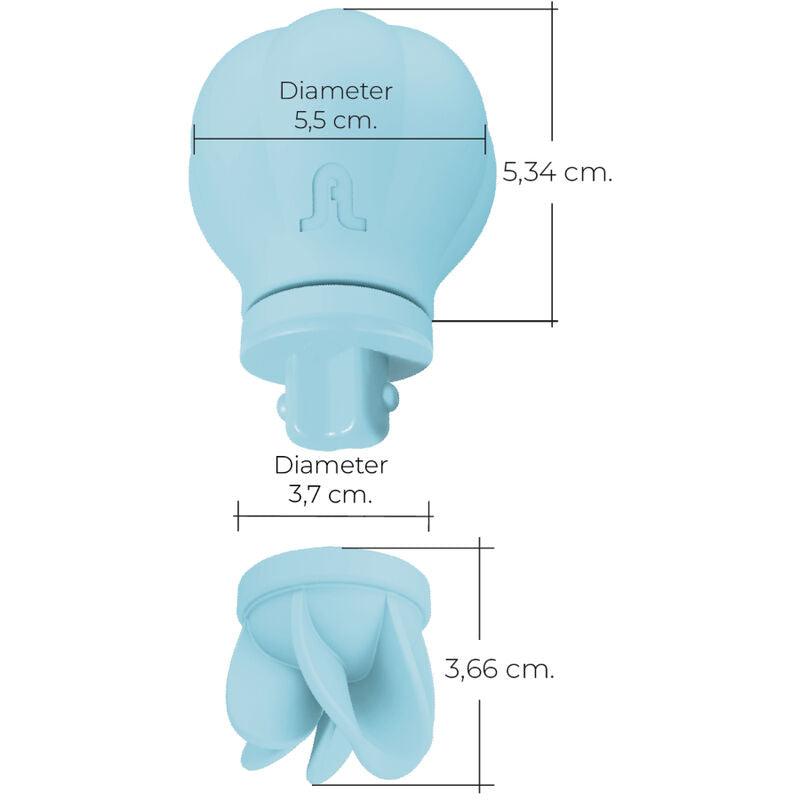 ADRIEN LASTIC - CARESS ESTIMULADOR CLITORIS AZUL - Optelum